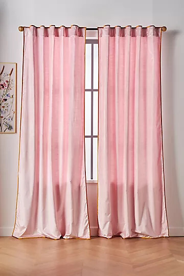 Petra Velvet Curtain | Anthropologie (US)