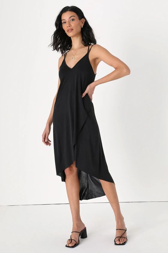 Black High-Low Dress | Little Black Dress | Cocktail Dress | Evening Dress | Party Dress | Lulus (US)