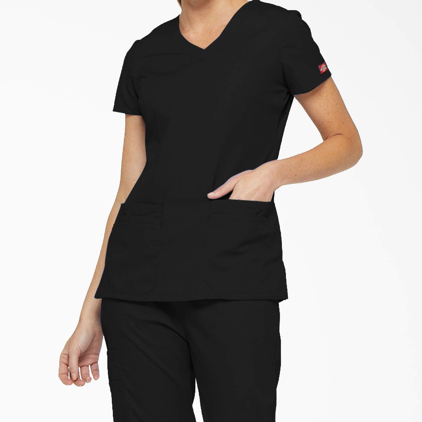 Women's EDS Signature Junior Fit V-Neck Scrub Top | Dickies - Dickies US | Dickies