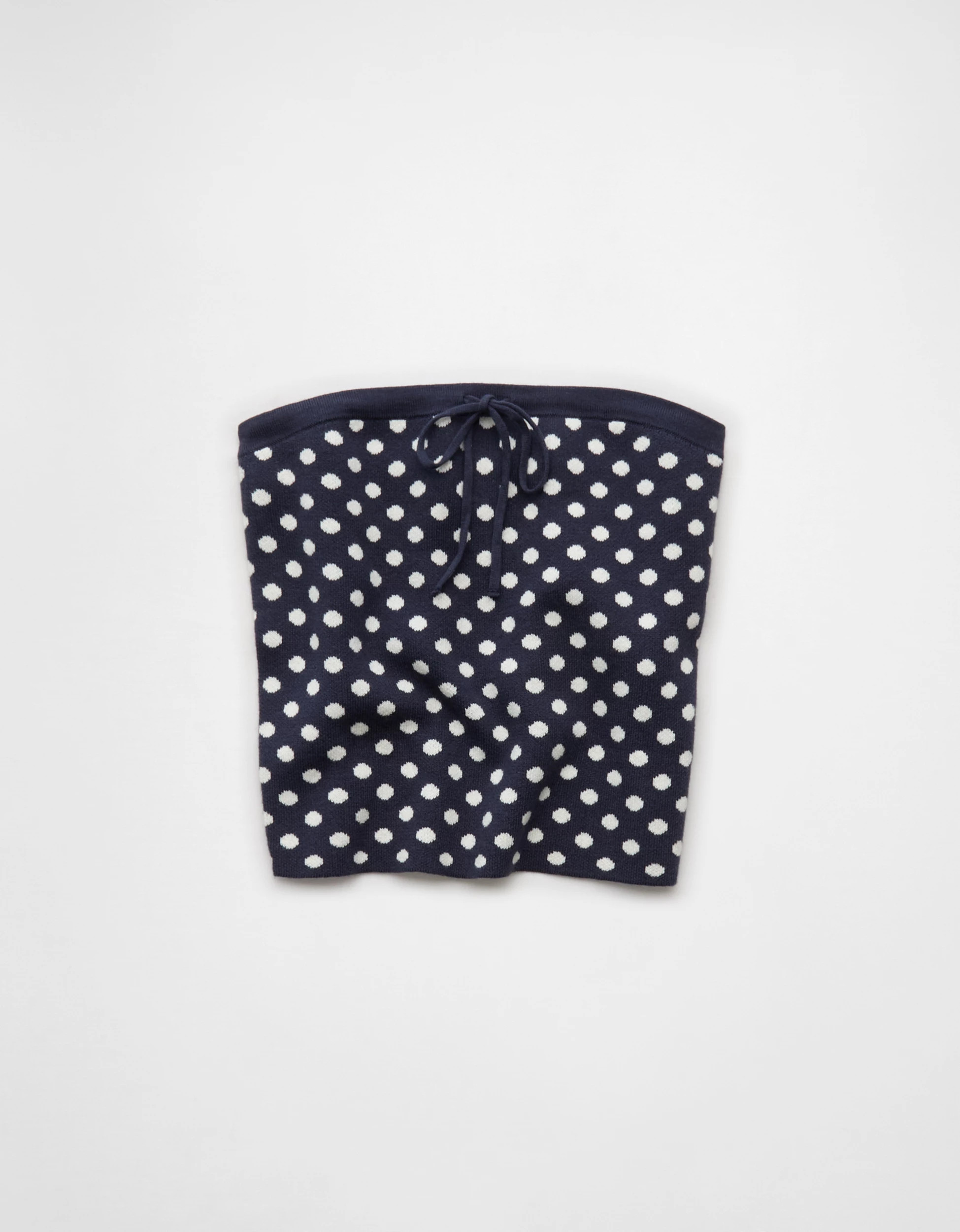 AE Fitted Tie-Front Sweater Tube Top | American Eagle Outfitters (US & CA)