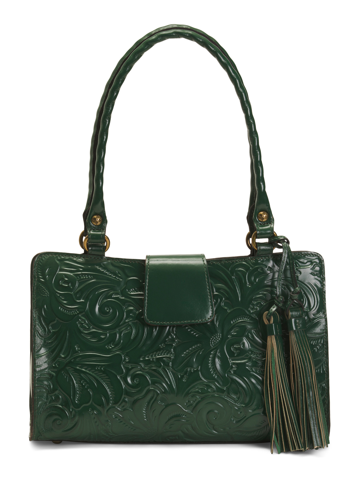 Leather Rienzo Satchel | TJ Maxx