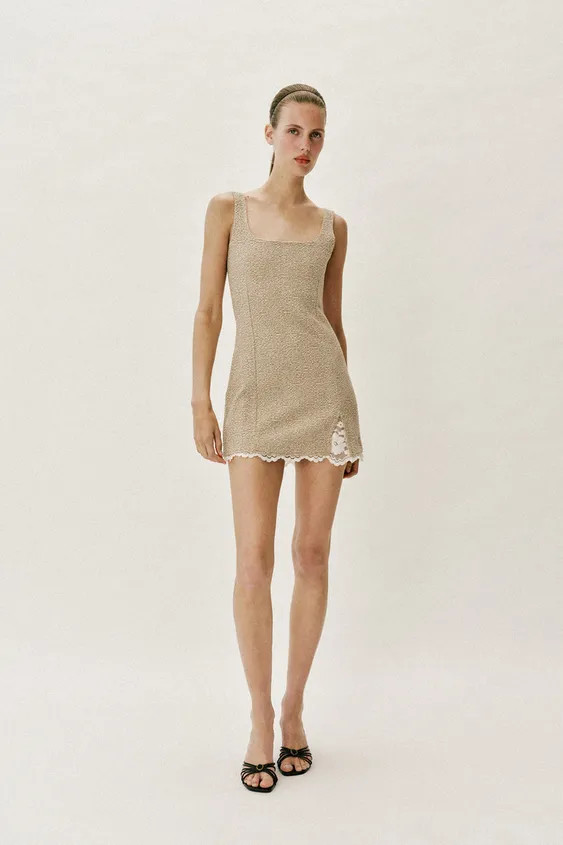 SHORT TEXTURED DRESS | Zara UK