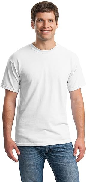 Gildan Men's Heavy Cotton T-Shirt, Style G5000, 10-Pack | Amazon (US)