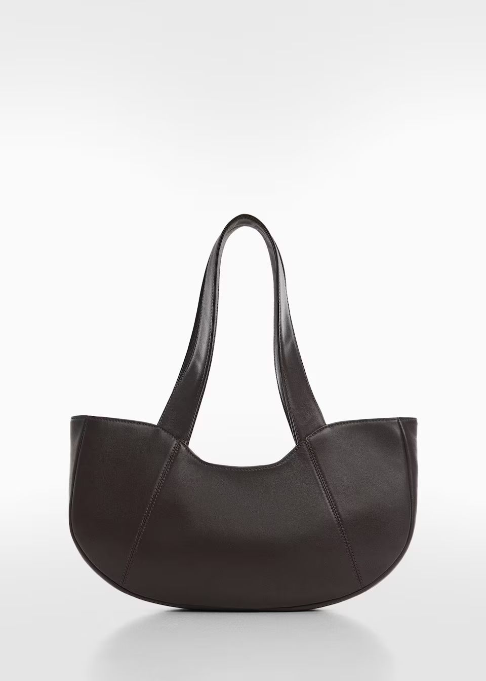 Leather shoulder bag -  Women | Mango USA | MANGO (US)