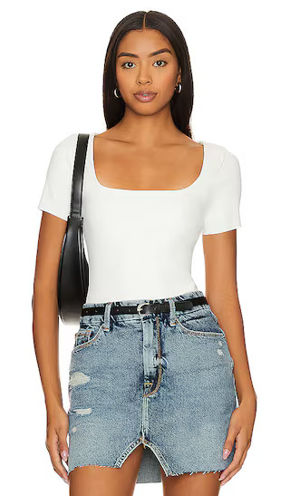 Scuba Modern Bodysuit in White001 | Revolve Clothing (Global)