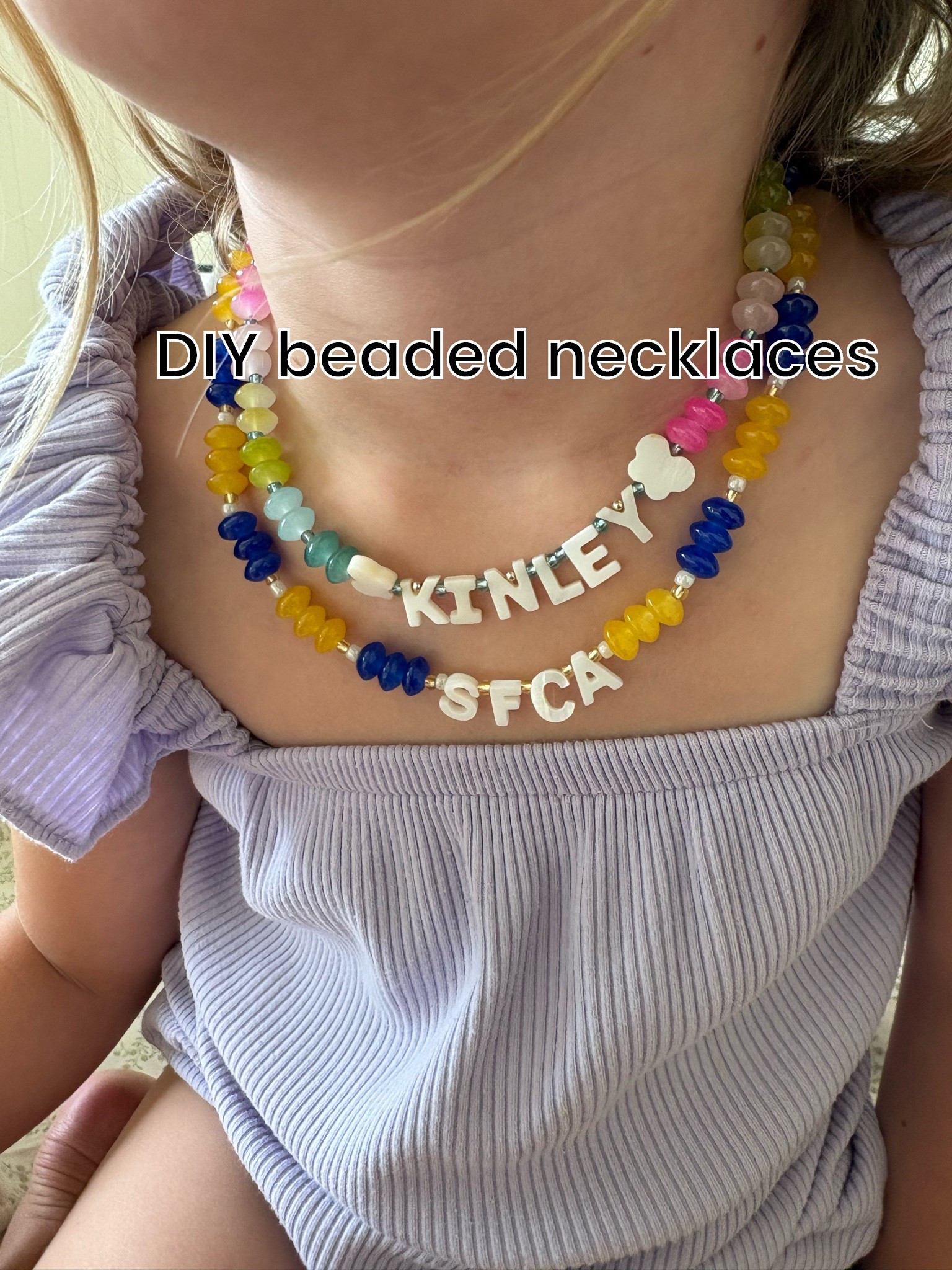We made these DIY necklaces as a summer project!

#LTKdayinmylife #LTKmomlife #LTKKids