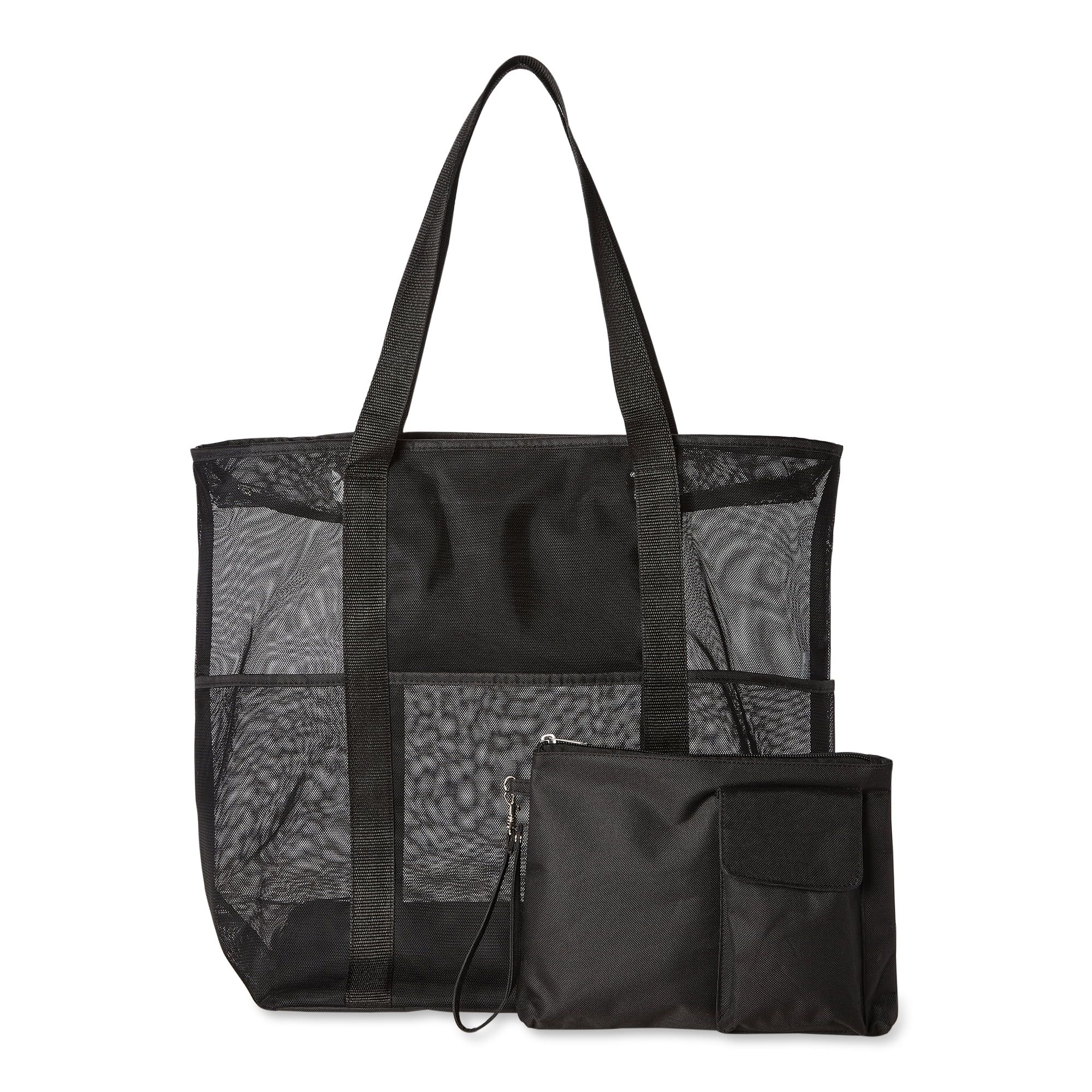 Time and Tru Mesh Tote with Pouch | Walmart (US)