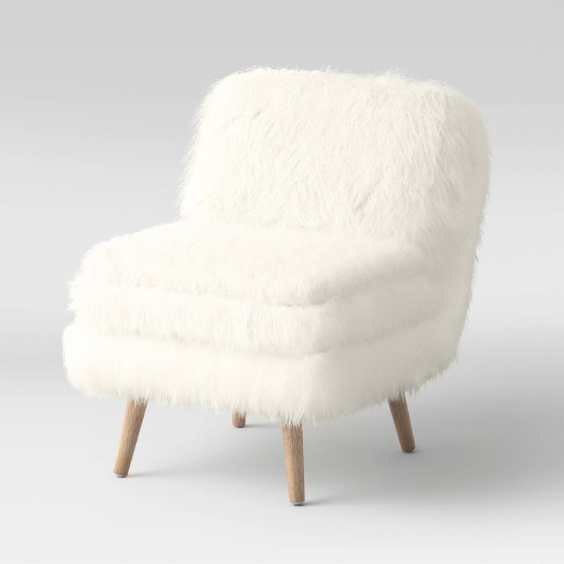 Harper Faux Fur Slipper Chair - Project 62™ | Target