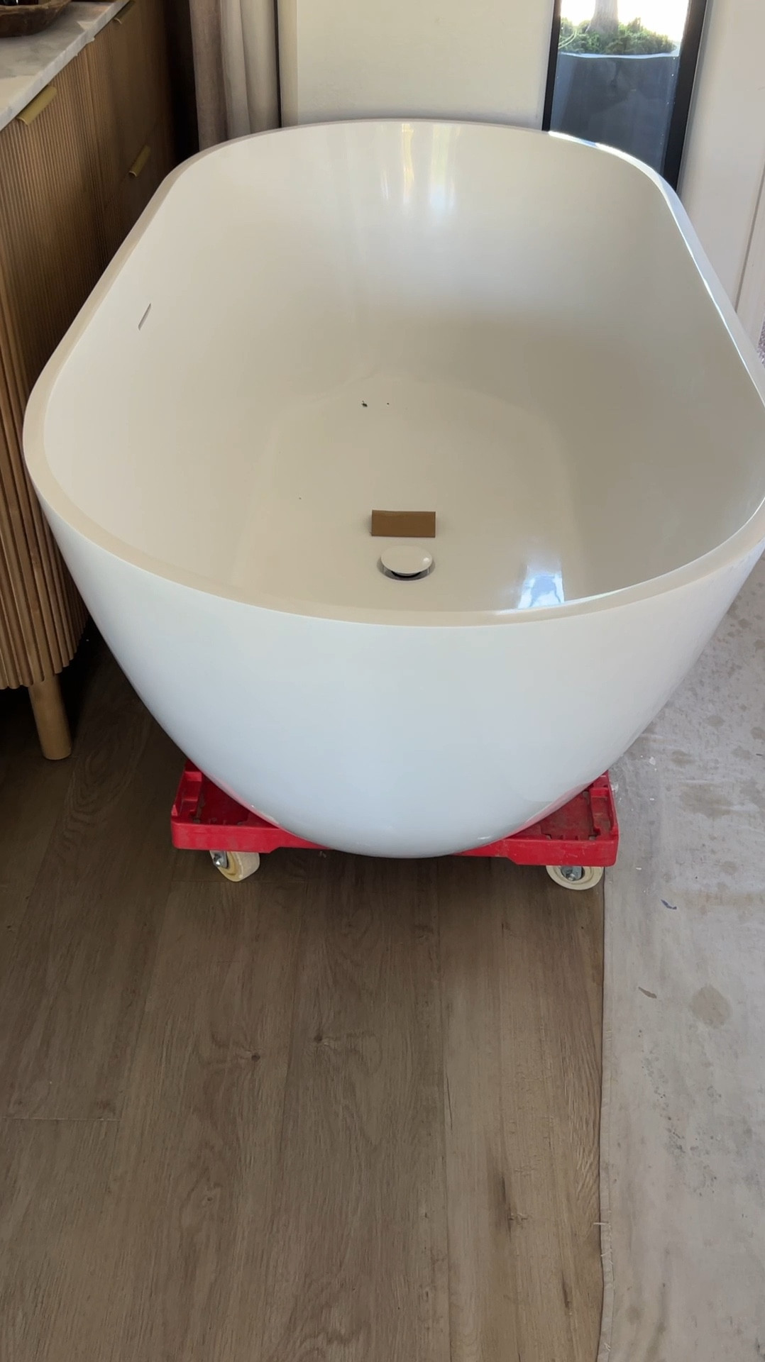 She's a beauty 😍 The perfect bath tub for our primary. 

#LTKHome
