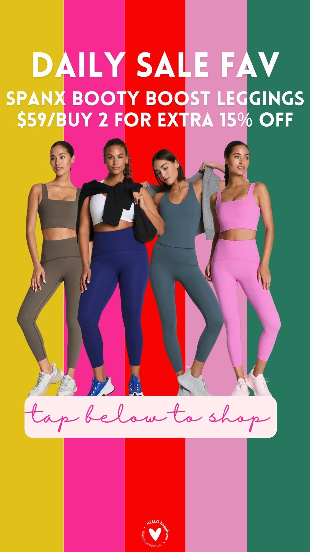 daily sale fav | Spanx booty boost leggings 15% off 

#LTKSaleAlert #LTKActive #LTKfitnessgoals