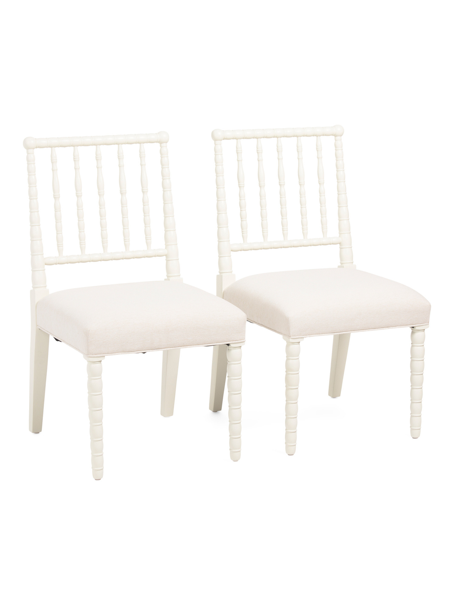 Set Of 2 21x35 Wooden Spindle Dining Chairs | Furniture & Lighting | Marshalls | Marshalls