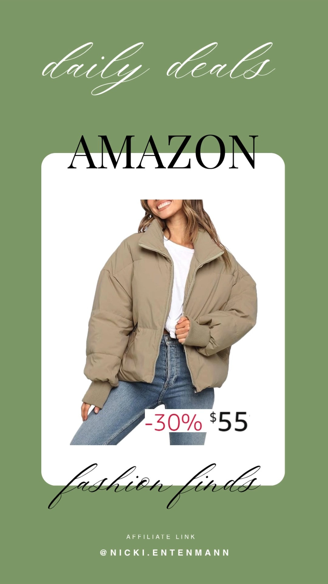 This women's winter puffer jacket brings cheerful warmth and effortless style to everyday outfits with cozy flair. #WinterJacket #PufferStyle #WomensFashion #CozyWear #WardrobeEssentials #DailyOutfits #TrendyLooks #ModernCharm #FashionFavorites #ColdWeatherStyle 🧥❄️✨
 

 #LTKootd #LTKSeasonal #LTKTravel