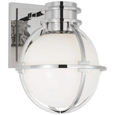 Gracie 8.75" H 1 - Light Solid Brass Armed Sconce | Wayfair North America