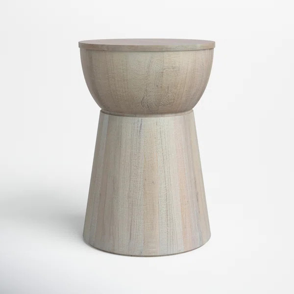 Dauntsey Round Drum End Table | Wayfair North America