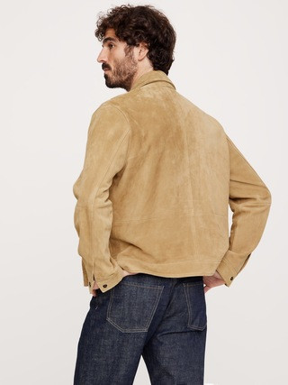 Suede Trucker Jacket | Banana Republic (US)