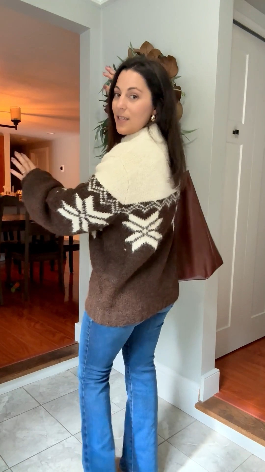 Casual thanksgiving outfit for the ones who just want to be cozy. Size s/m fair isle sweater

Fall outfit, winter outfit, thanksgiving outfit, holiday outfit, Christmas outfit, fall sweater, winter sweater, Fairisle sweater, bootcut jeans 

#LTKHoliday #LTKSeasonal #LTKPetite