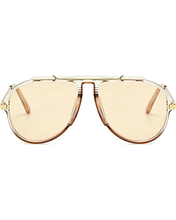 willochra Vintage Oversized Pilot Sunglasses Women For Men Shades Big Frame Trending Popular blac... | Amazon (US)