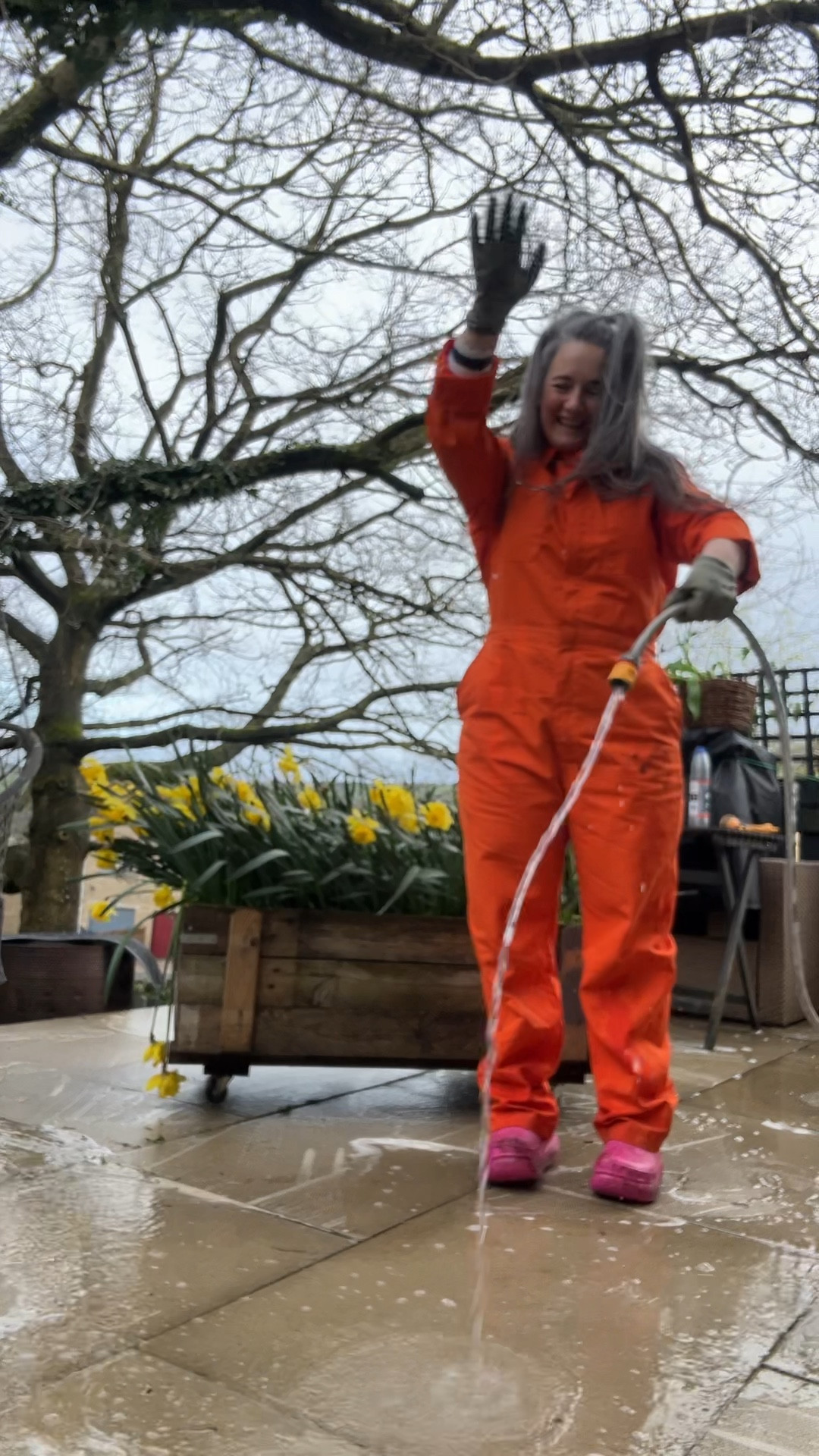 Boiler suit/overalls for the garden - I’m wearing men’s Large 🧡