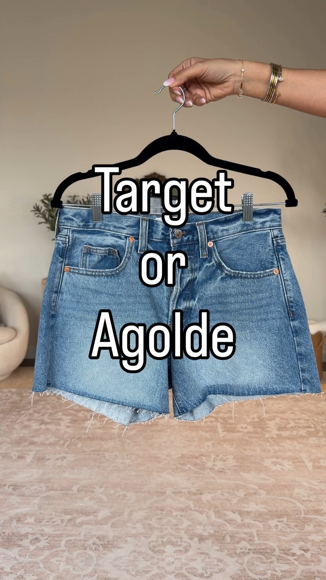On sale!!! 
The BEST @Target Target   shorts that look so similar and feel similar to Agolde. You will be shocked! 
Wearing a size 4- go down if between 
Top- medium (size up)

#LTKootd #LTKU #LTKOver40
