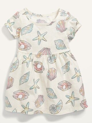 Short-Sleeve Printed Jersey Dress for Baby | Old Navy (US)