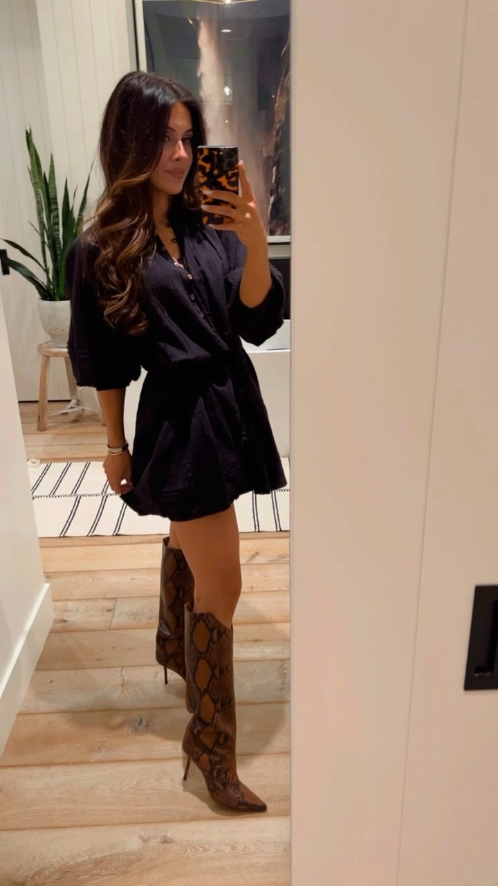 Love this little black dress and it’s back in stock wearing an XS 

#LTKstyletip #LTKparties #LTKover40