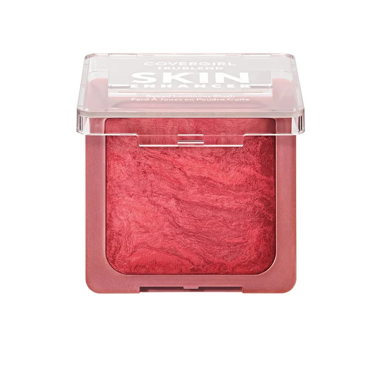 COVERGIRLlTruBlend Skin Enhancer Baked Luminous Blush, 420 Strawberry Drizzle, 0.28oz | Walmart (US)