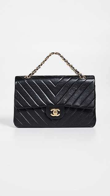 Chanel Chevron Flap Bag | Shopbop