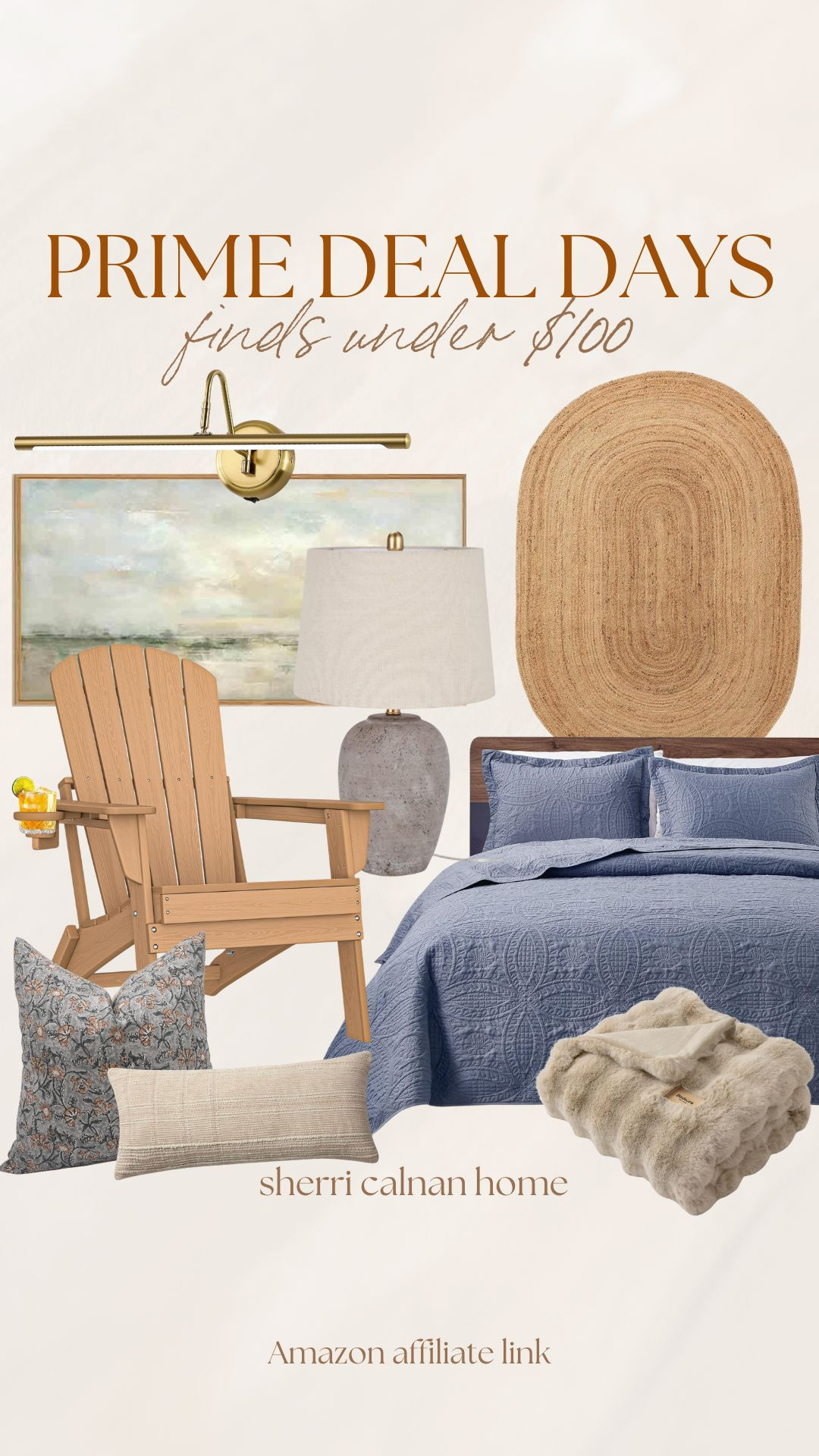 Amazon Prime Day deals under $100 Amazon home decor finds viral Amazon home decor home decor inspo coastal farmhouse home decor jute area rug wall art wall art spotlights decorative pillows accent pillows  sherricalnanhome 

#LTKHome #LTKFindsUnder100 #LTKSaleAlert