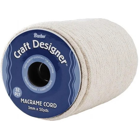 Darice 1971-15 Macrame Cord 3mm 32 Ply 50 Yards/Spool | Walmart (US)