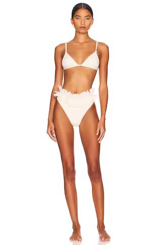La Reveche Fatima Bikini Set in Ivory from Revolve.com | Revolve Clothing (Global)