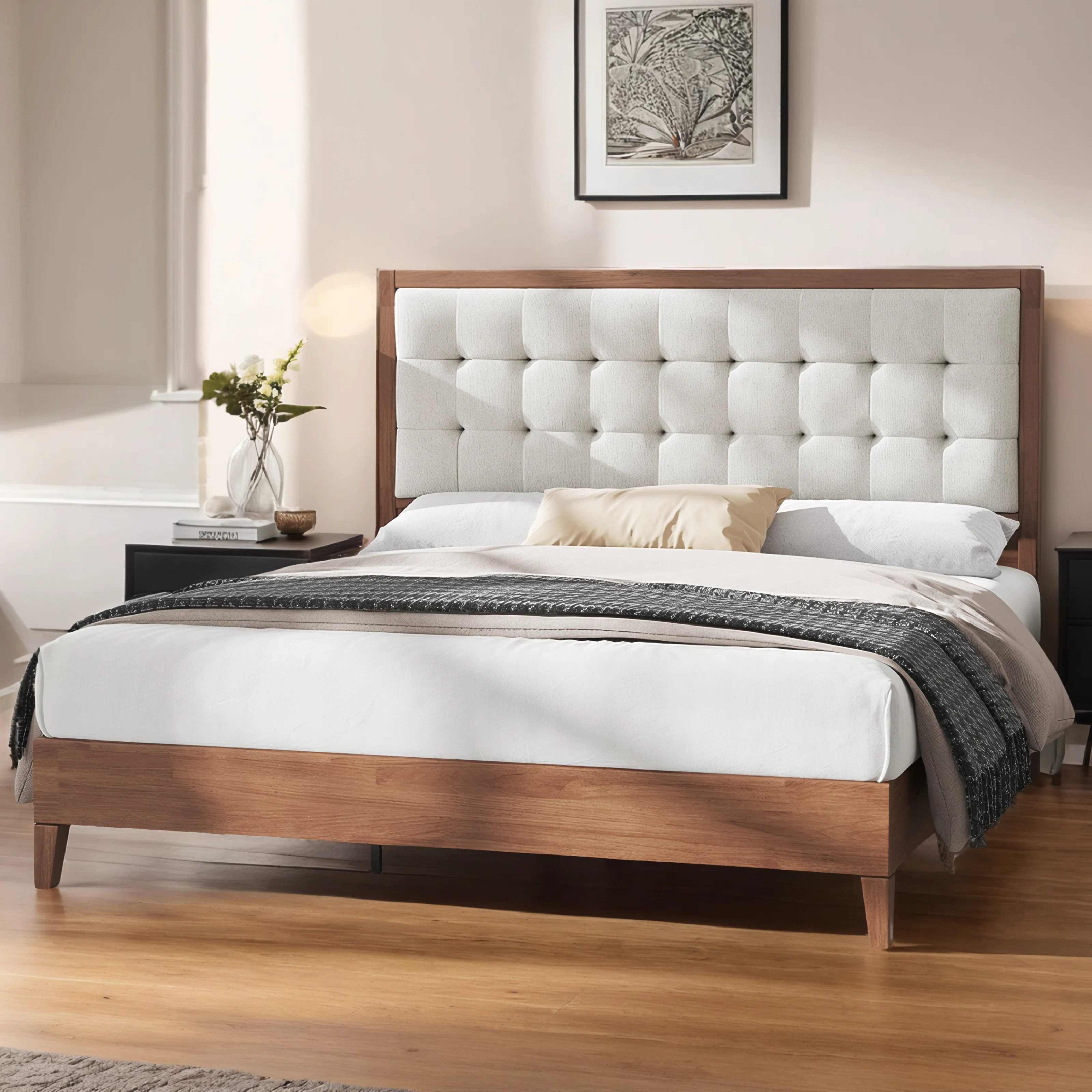 Behka Upholstered Platform Bed | Wayfair North America