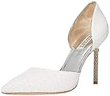 Badgley Mischka womens Ozara Pump, White Glitter, 5.5 US | Amazon (US)