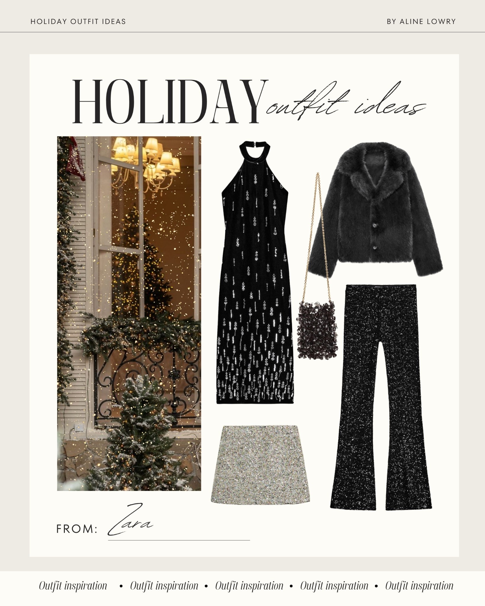 Zara holiday outfit ideas ✨
Christmas outfit 
New years outfit 
Sequin, embellished, satin, shiny 

#LTKHoliday #LTKU #LTKootd