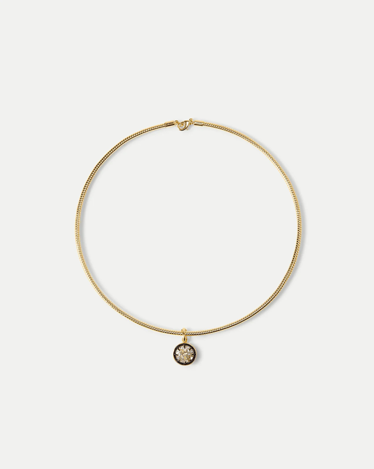 Gold Snake Chain Pendant Necklace | Veronica Beard