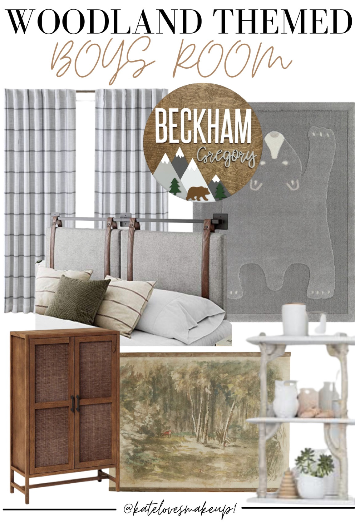 Woodland themed boys room
Boys bedroom
Kids room
Home decor 

#LTKhome #LTKfamily #LTKkids