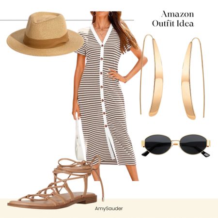 Amazon finds 
Sandals 
Summer dress 

#LTKStyleTip #LTKFindsUnder100 #LTKSeasonal