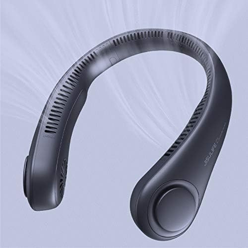 JISULIFE Portable Neck Fan, Hands Free Bladeless Fan, 5 Speeds, 4000 mAh Battery Operated Wearabl... | Amazon (US)