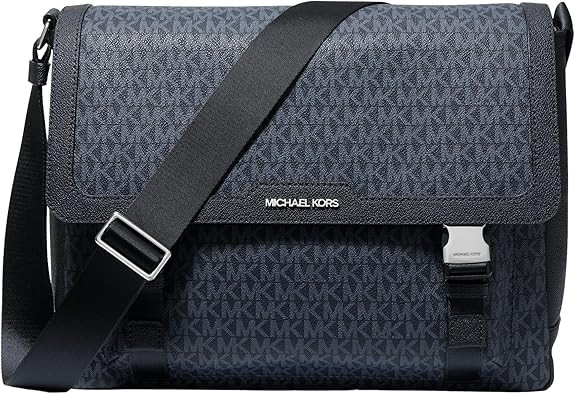 Michael Kors Unisex Malone Signature Logo Cargo Messenger Bag | Amazon (US)
