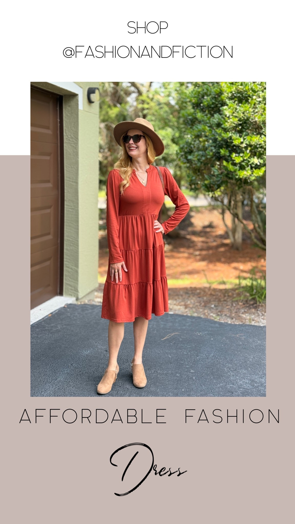 Cute long sleeve V-neck dress with pockets from Amazon. Wearing size small. Fit TTS.

#LTKSeasonal #LTKParties