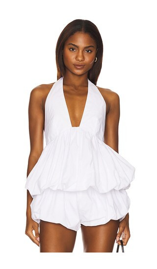 Lovers and Friends Alina Top in White. - size L | Revolve Clothing (Global)