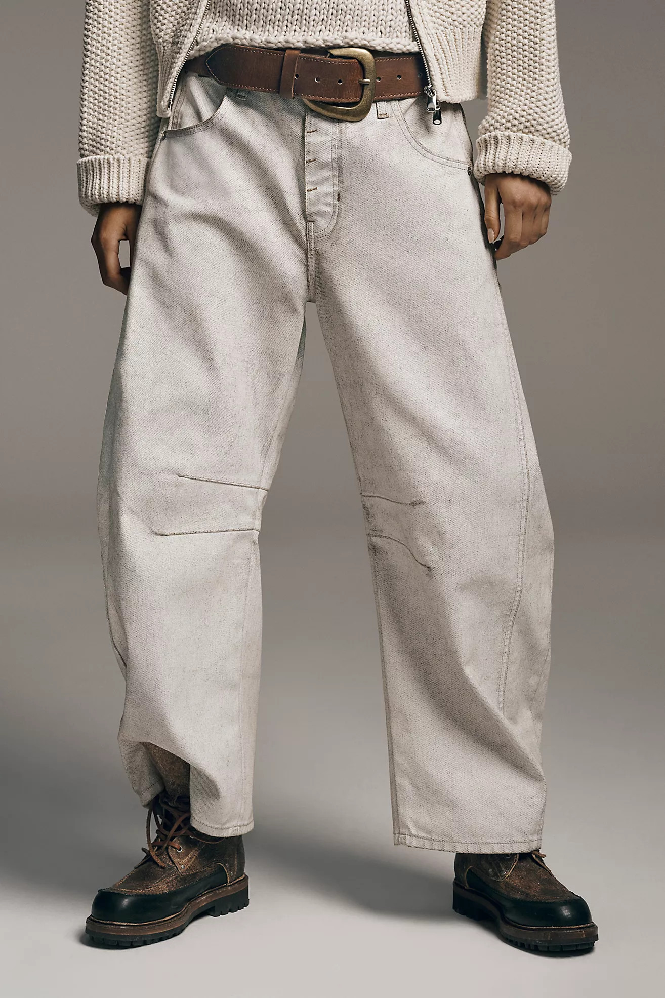 We The Free Good Luck Coated Barrel Jeans | Free People (Global - UK&FR Excluded)