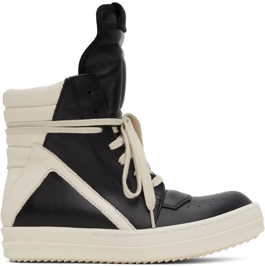 Black Geobasket Sneakers | SSENSE