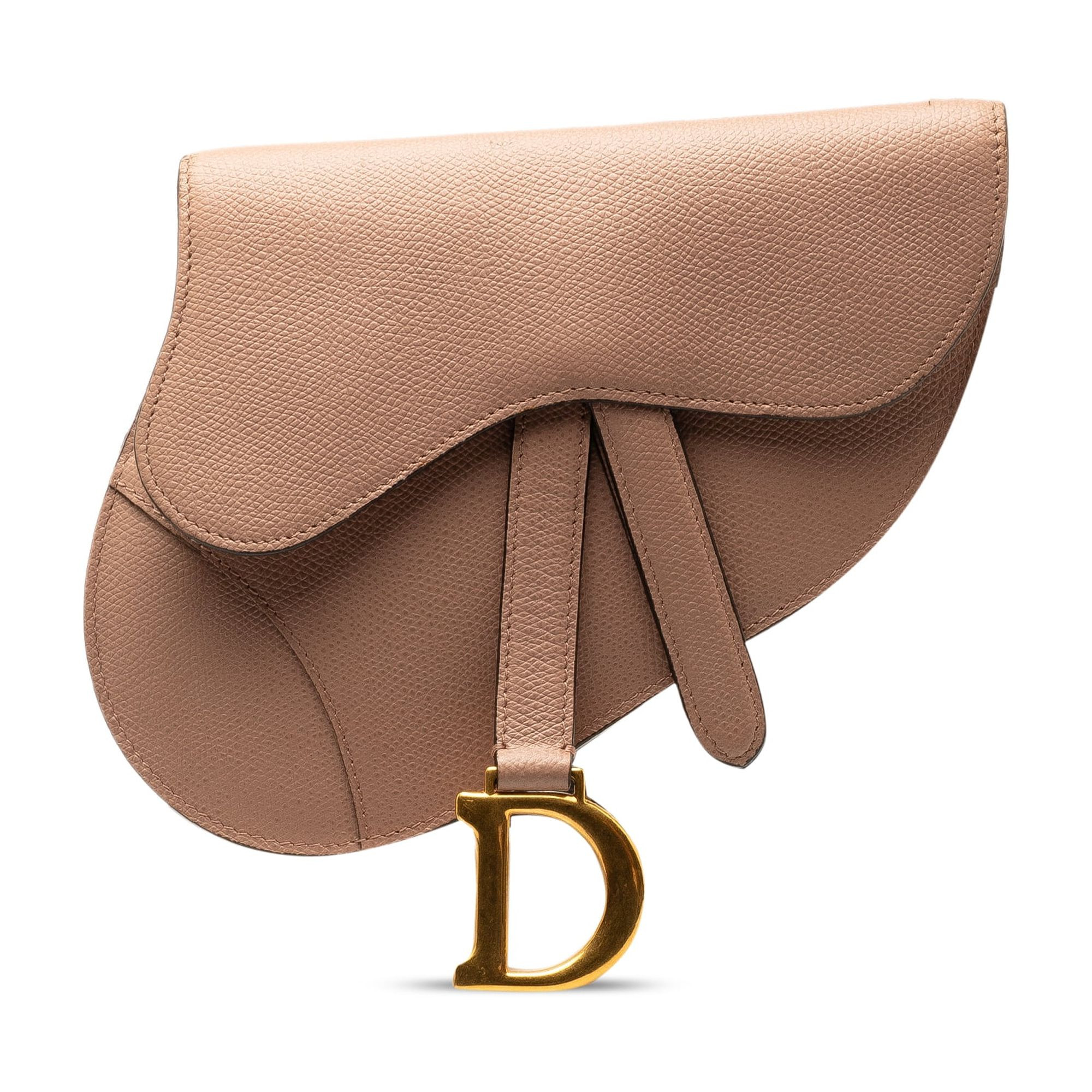 Pre-Owned Authenticated Dior Saddle Belt Bag Calf Leather Brown Unisex (Good) | Walmart (US)