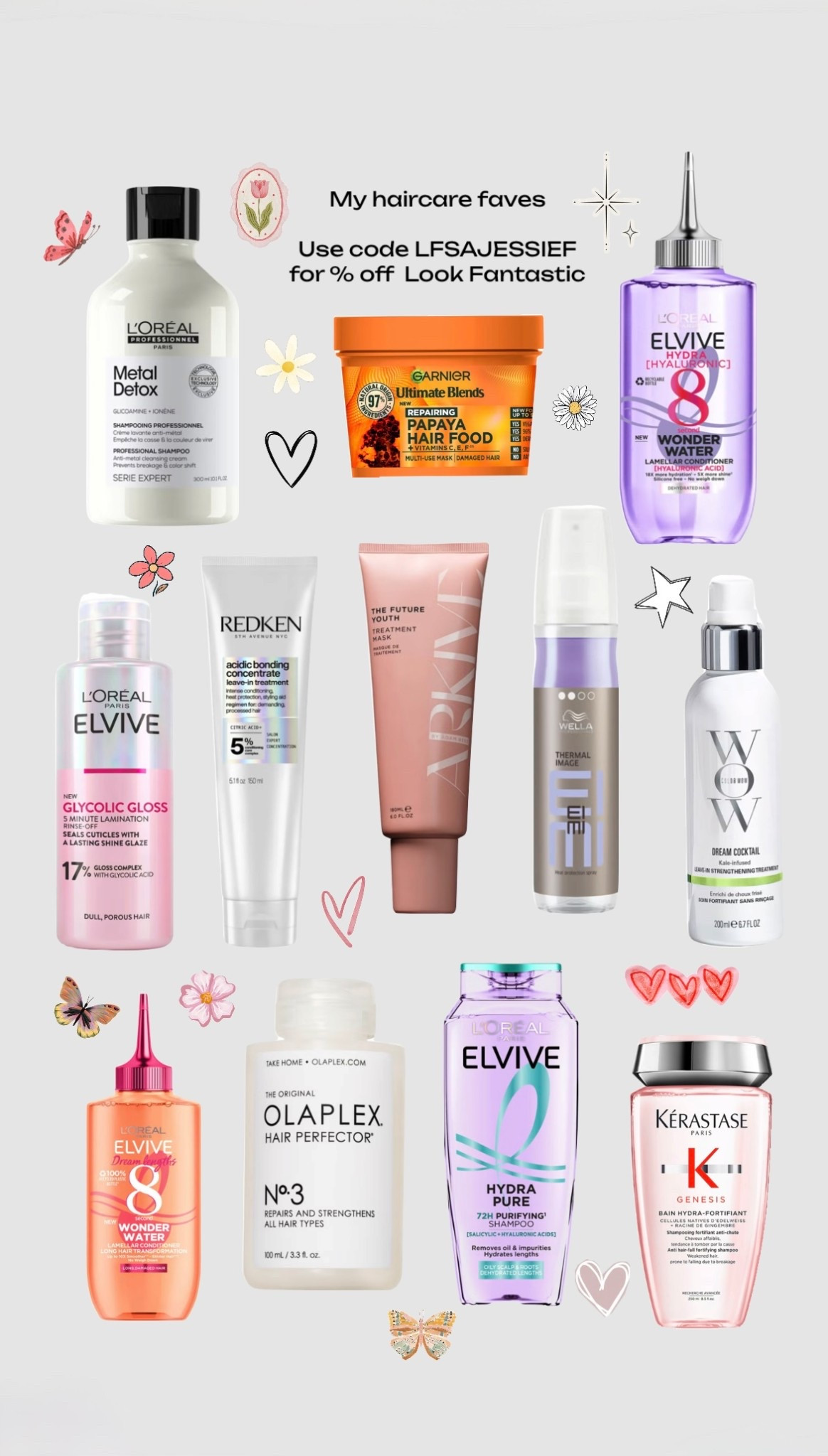 Get ££ off Look Fantastic using code LFSAJESSIEF 

My current haircare faves 🤍✨

These are the products I’ve been loving lately for my fine hair 🤍

I genuinely feel like I’ve tried everything to tame frizz and stop my hair going greasy after a couple of days, and this routine has made such a difference!

Because my hair is so fine, I try not to use conditioner every wash, it gets weighed down so easily and can feel flat really quickly. Keeping it lighter has definitely helped it stay fresher for longer while still looking smooth and healthy ✨

• beauty shampoo hair treatment conditioner hair mask olaplex redline L’Oréal professional abbey Yung uk • 



#LTKluxury #LTKuk #LTKbeauty