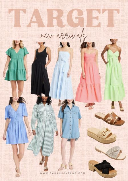 Target New Arrivals! Perfect for Spring vacations! 

Spring, dresses, sandals, new 

Follow @sarah.joy for more affordable fashion finds! 

#LTKSeasonal #LTKfindsunder50