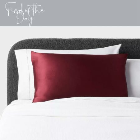 Add a beautiful silk pillow to your primary or guest bedroom to inject a sense of luxury and comfort! We love this dark berry color too  

#LTKfamily #LTKhome #LTKSeasonal