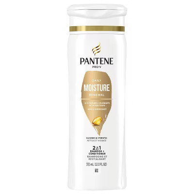 PANTENE PRO-V Daily Moisture Renewal 2 in 1 Shampoo + Conditioner, 12 oz | Target