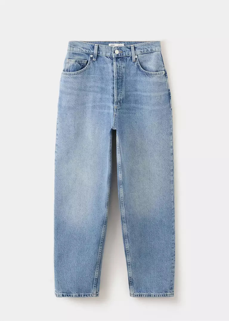 High-waisted Mom-fit jeans - Women | MANGO USA | Mango (US/MX/AU)