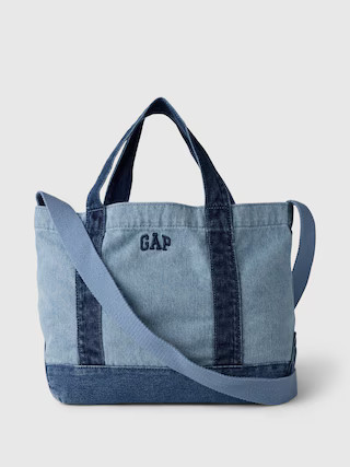 Gap Logo Denim Strap Mini Tote Bag | Gap (US)