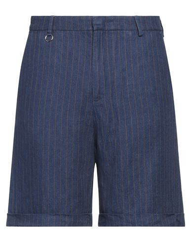 Golden Craft 1957 Man Shorts & Bermuda Shorts Navy Size 30 Linen | YOOX (US)